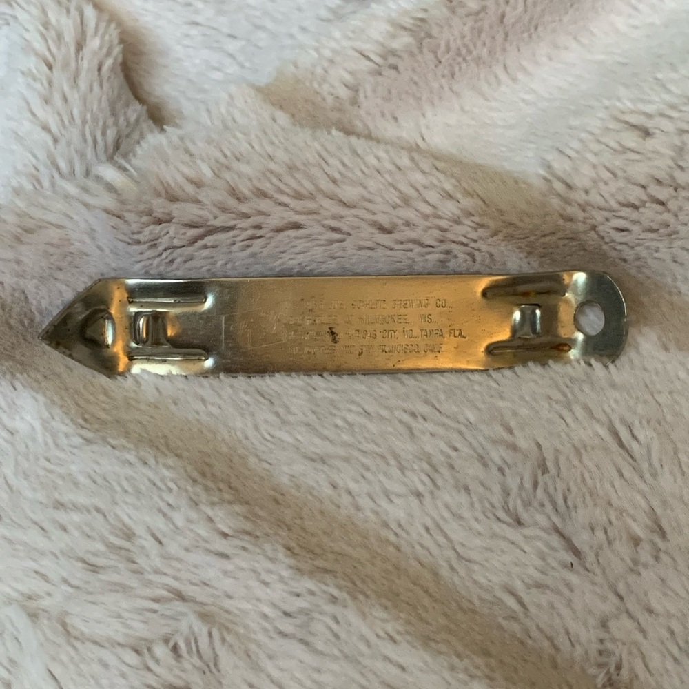 Vintage Bottle Opener Schlitz The Beer That Made Milwaukee Famous 1965